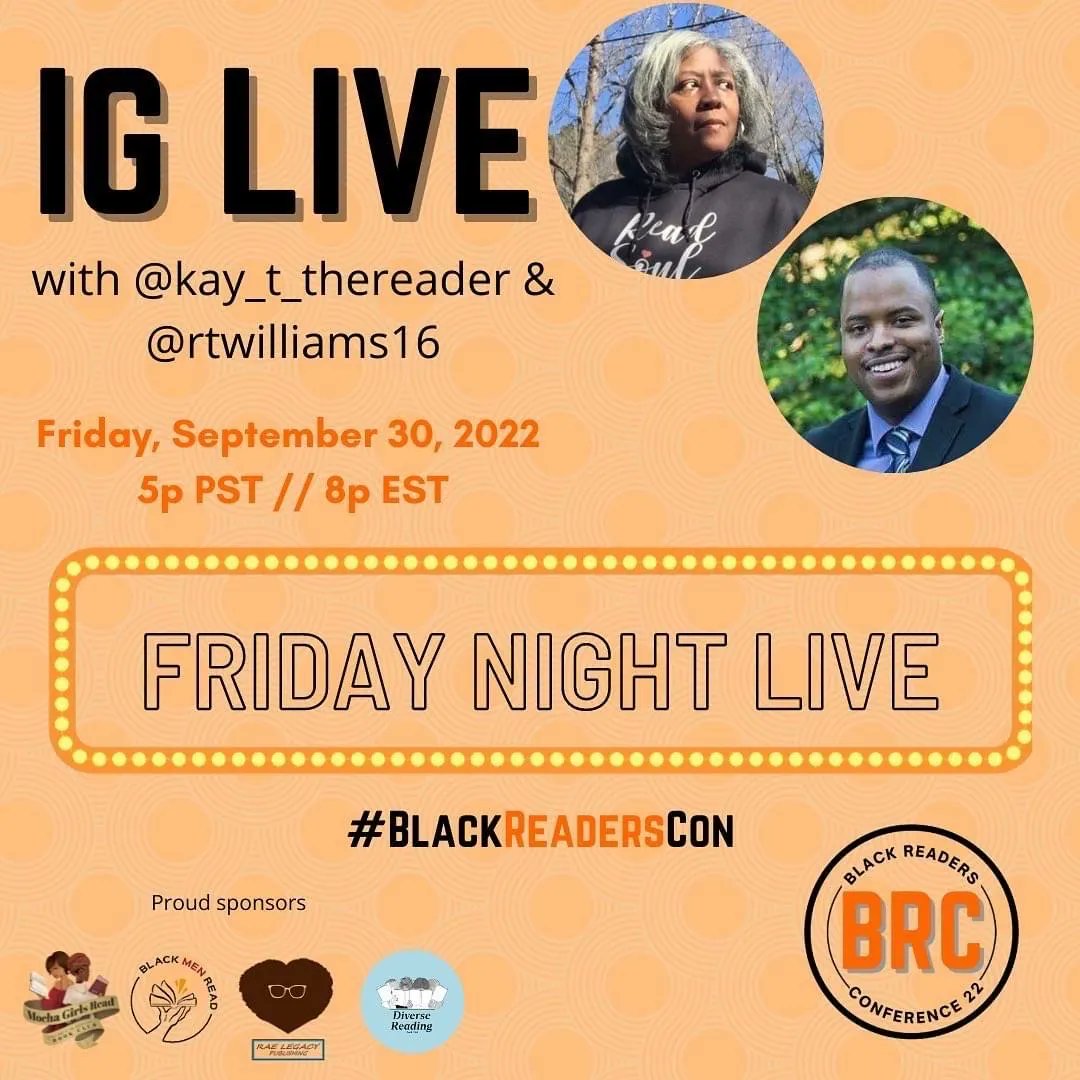 Just got paid… Friday night…

Drop into BRC tonight at 8 pm ET / 5 pm PT - 
Kay &amp; Ray are going to be celebrating Kay’s 21st birthday.  😉 
Grab a party hat, libations &amp; join the fun!  We might talk about some books!

#HappyBirthdayKay #readalong #blackreaderscon22 #brc2022