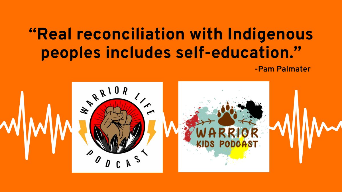 Understanding begins with listening. On this National Day for Truth and Reconciliation, take time to listen and learn. Thank you to @Pam_Palmater for your excellent podcasts for both adults and kids: #WarriorLifePodcast #WarriorKidsPodcast

open.spotify.com/show/3wDDiknWb…