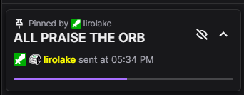 DADDYYYYY!!!! <a href="/lirolake/">Liam 'lirolake'</a> 

Everyone go watch the <a href="/SeaOfThieves/">Sea of Thieves</a> thingy on twitch! For a very good reason...