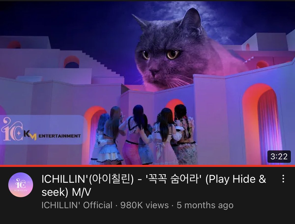 ICHILLINFILES's tweet photo. The Play Hide &amp; Seek MV on ICHILLIN’ YouTube channel is only 20K away from 1M

Have you got what it takes to reach 1M before the party ends? Drop your streaming screenshots now along with your team tag!!

#TeamHide #TeamSeek
#ICHILLIN #아이칠린
@ichillin_km @I_m_chillin https://t.co/GMwhdxgwEp