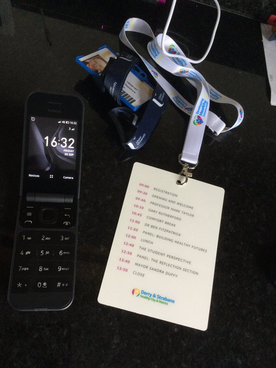Managed to reopen my old twitter account to say what an honour it was to talk at the <a href="/DHCinfo/">Developing Healthy Communities</a> conference today. Lucky to present alongside, and joined by lots of inspirational people. Oh yes, here’s my trusty old-school flip phone! <a href="/ARCFitness2/">ARC Fitness</a> <a href="/niallach/">Malachy Ó Néill</a> <a href="/markataylor16/">Mark A Taylor</a> <a href="/UlsterUni/">Ulster University</a>