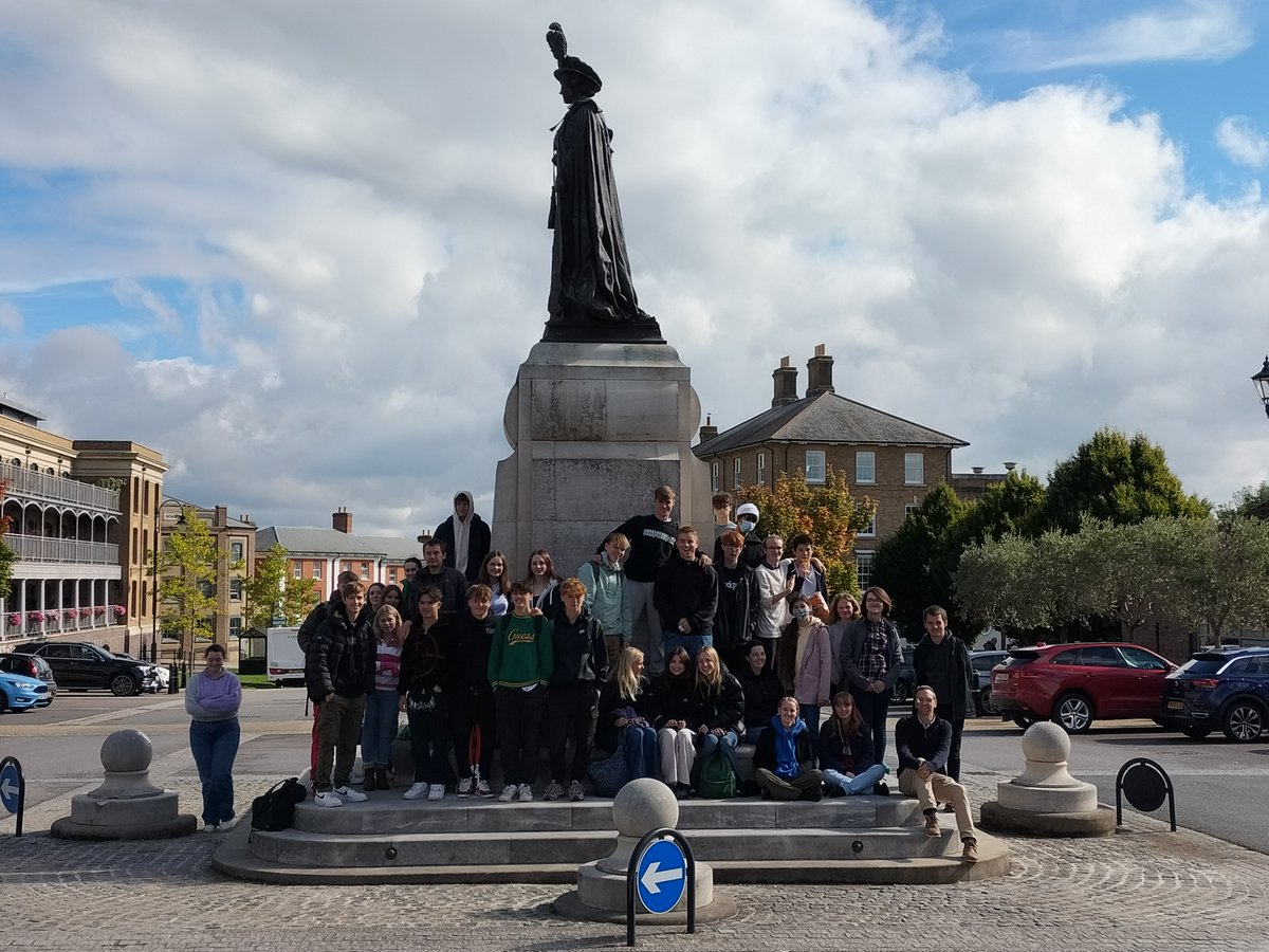 Our Year 12 Geographers had a lovely introduction to fieldwork yesterday in Poundbury, Dorchester, investigating place attachment and media perception about place