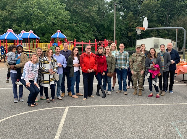 fairviewesfcps's tweet photo. Happy Friday!  Military families connected at a Meet and Greet Breakfast this morning attended by FCPS Superintendent Dr. Michelle Reid, School Board Representative Megan McLaughlin, and Region 4 Leaders Penny Gros and Lisa Reddel.  @sngoldstein @TeachMeMrsE https://t.co/0SPcsYEgfO