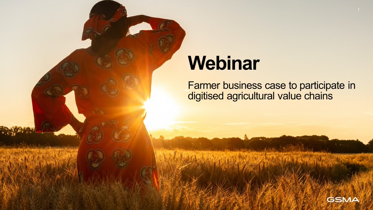 Lisa Chassin (@lisachassin) on Twitter photo 📣 Pleased to announce that the <a href="/GSMAm4d/">GSMA Mobile for Development</a>'s #AgriTech webinar is live on 12 Oct at 11:00 BST. Join to explore the latest research on how digitised value chains can support farmers to earn more from what they produce. Register here 👉 bitly.ws/uKcu #UKaid 📣 Pleased to announce that the <a href="/GSMAm4d/">GSMA Mobile for Development</a>'s #AgriTech webinar is live on 12 Oct at 11:00 BST. Join to explore the latest research on how digitised value chains can support farmers to earn more from what they produce. Register here 👉 bitly.ws/uKcu #UKaid