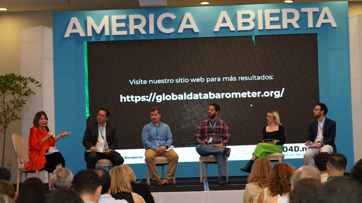 Durante la sesión de @databarometer liderada por @SilvanavF conocimos los hallazgos de este estudio en América Latina: 🔸GDB fue un proyecto global liderado desde el sur con un liderazgo descentralizado y colectivo 🔸Nos da info para saber dónde estamos y hacia dónde ir
