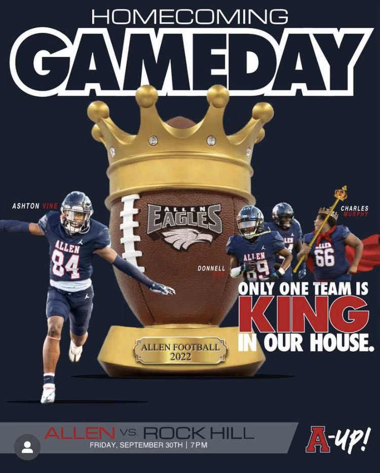 vine_simone's tweet photo. The countdown begins!!!! Its about that time!!! #AllenEagles https://t.co/hY8vAZSeD8