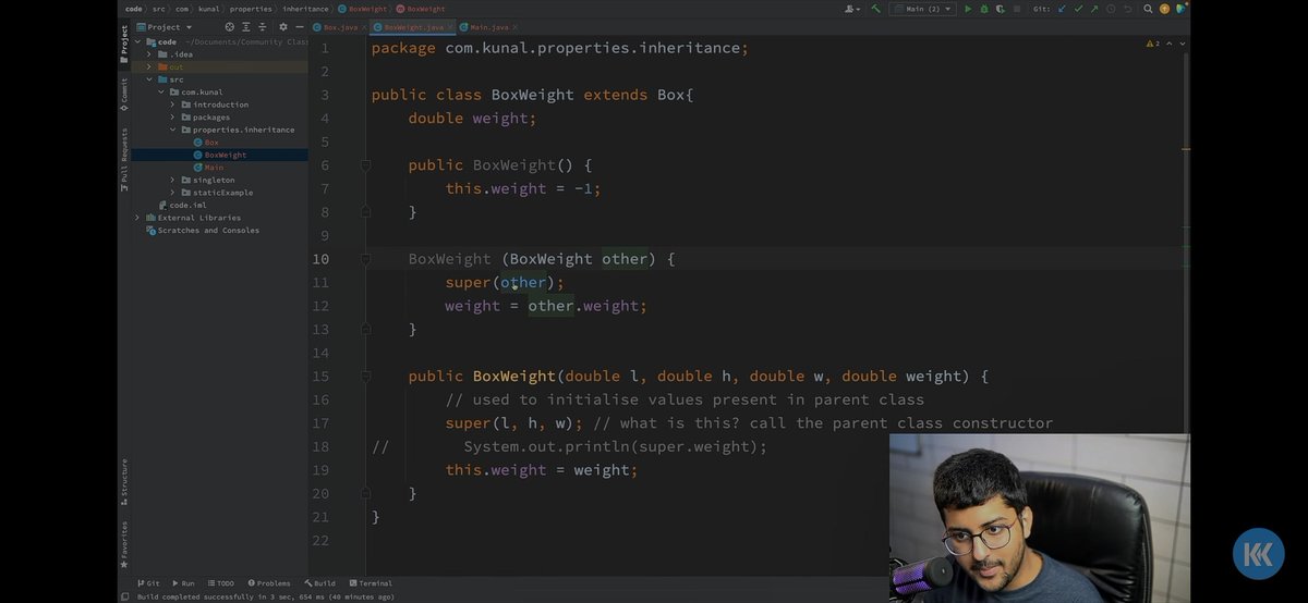 venkateshs02's tweet image. Day 10 learnings :
Learnt about
1. Principles of OOP
2.Inheritance and it's types
3.polymorphism and it's types
4.Super keyword and private keyword
#100DaysOfCode
#DSAwithKunal
#javaoops
#sleflearning
@kunalstwt
