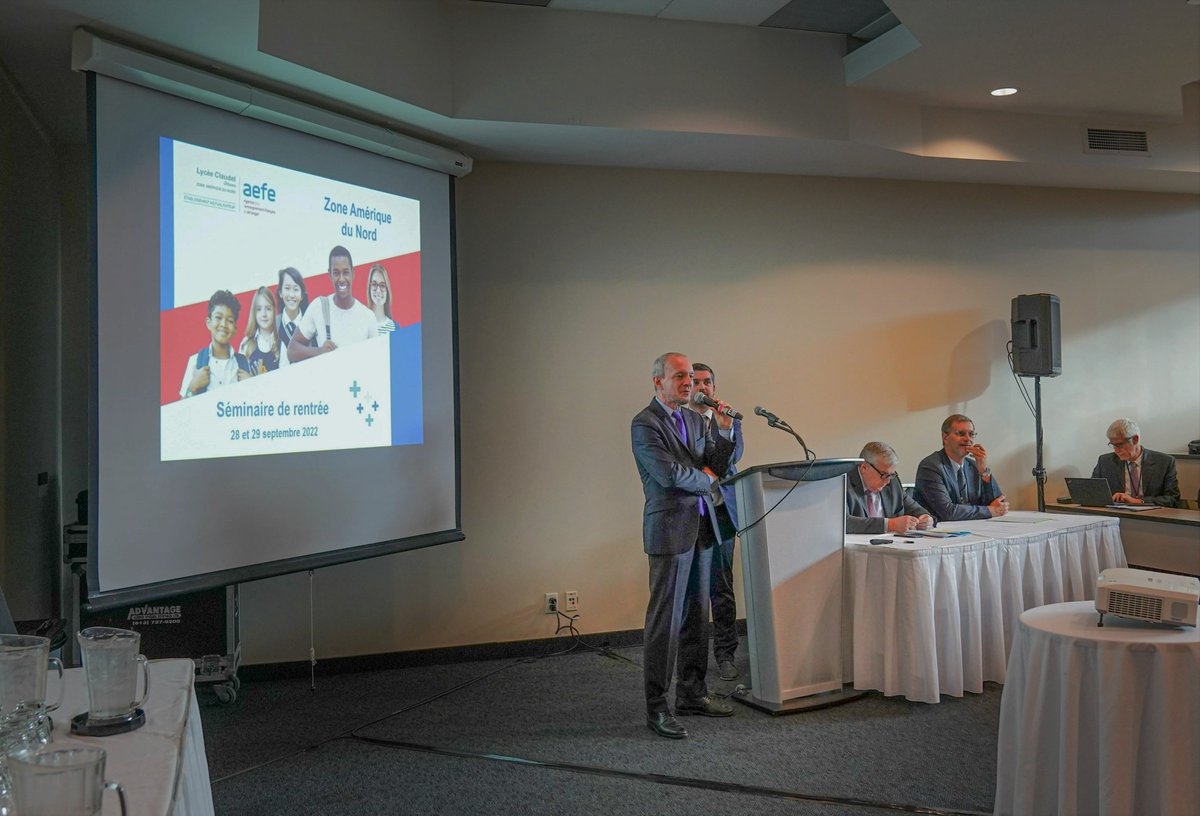 lyceeclaudel's tweet photo. Retour en images sur le séminaire de rentrée de l'#AEFE de la #ZAN, qui a eu lieu à Ottawa au lycée Claudel.
@AmbCanFrance @aefeinfo https://t.co/kZzLyop7J1