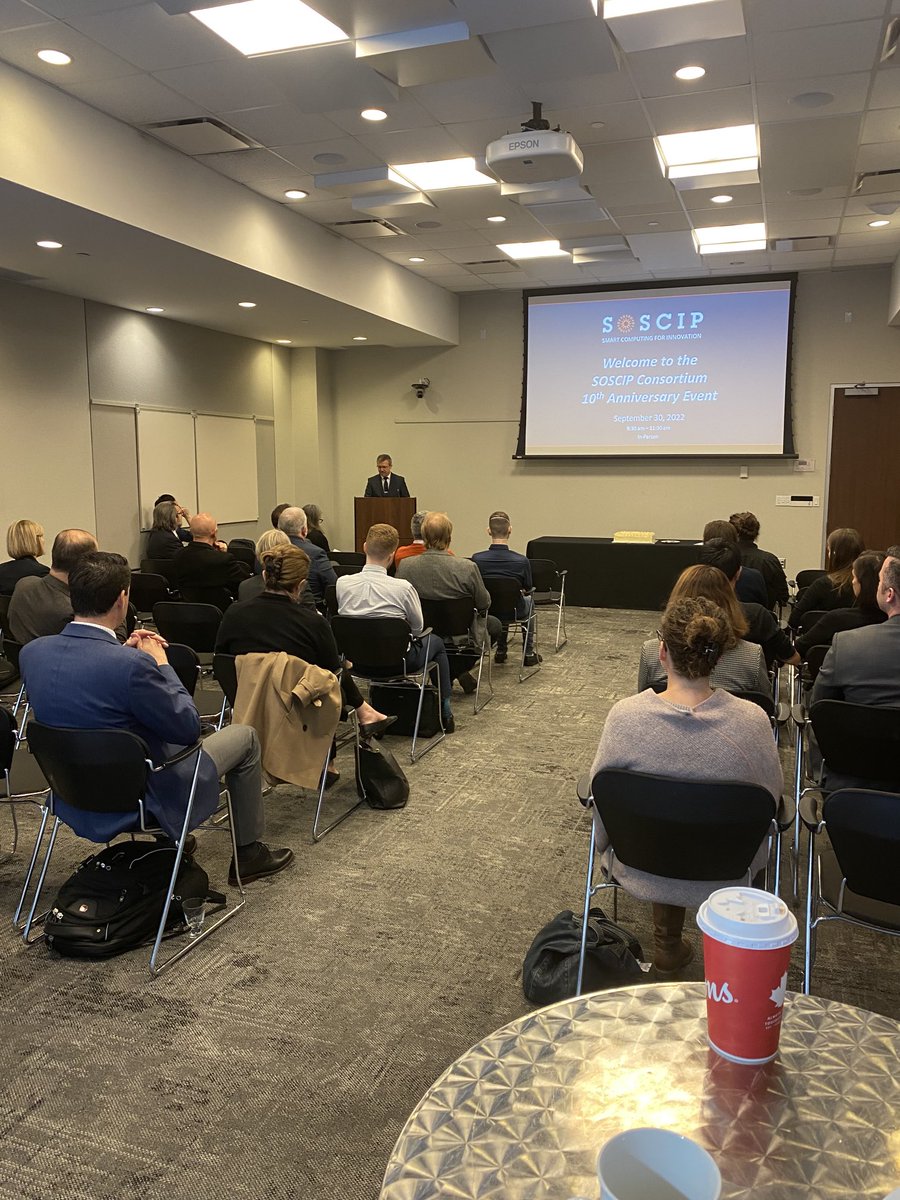 Attending SOSCIP 10th anniversary event. Lovely to catch up with old mates in-person after a long time. Tibor (SOSCIP), Steven T (IBM), Charles (MICA), Chris (Carleton U.), Laura, Derrik &amp; Rebecca (SOSCIP). Excellent presentation by Xanadu on Quantum future ⁦<a href="/OCInnovation/">Ontario Centre of Innovation (OCI)</a>⁩