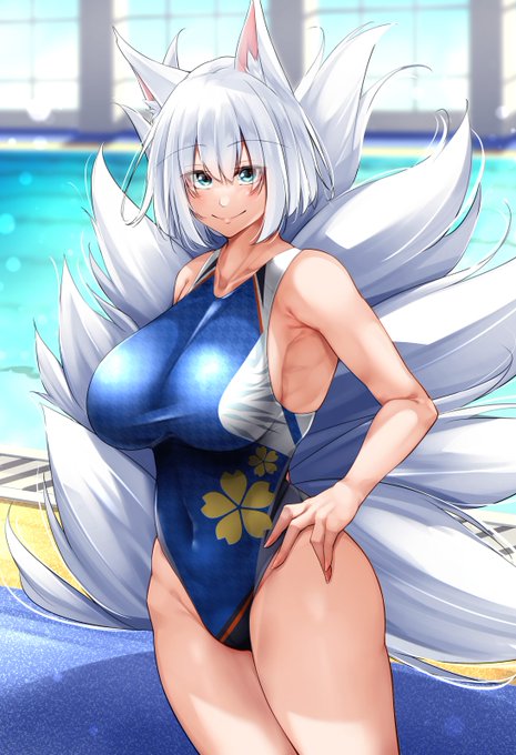 加賀
#アズレン競泳水着部 #アズールレーン 