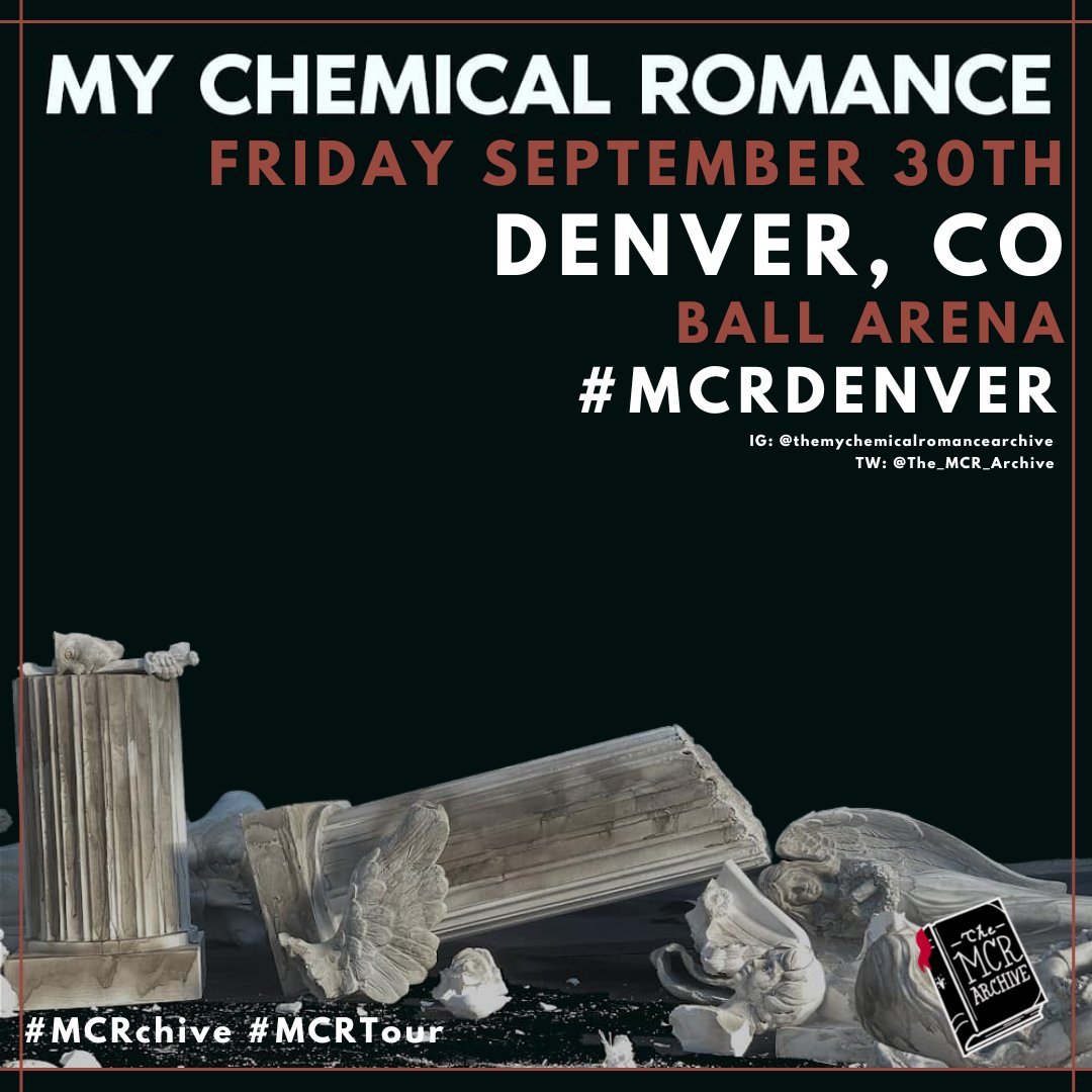 MCR Tour Updates on Twitter "Tonight's your night, MCRDENVER! 💫 My