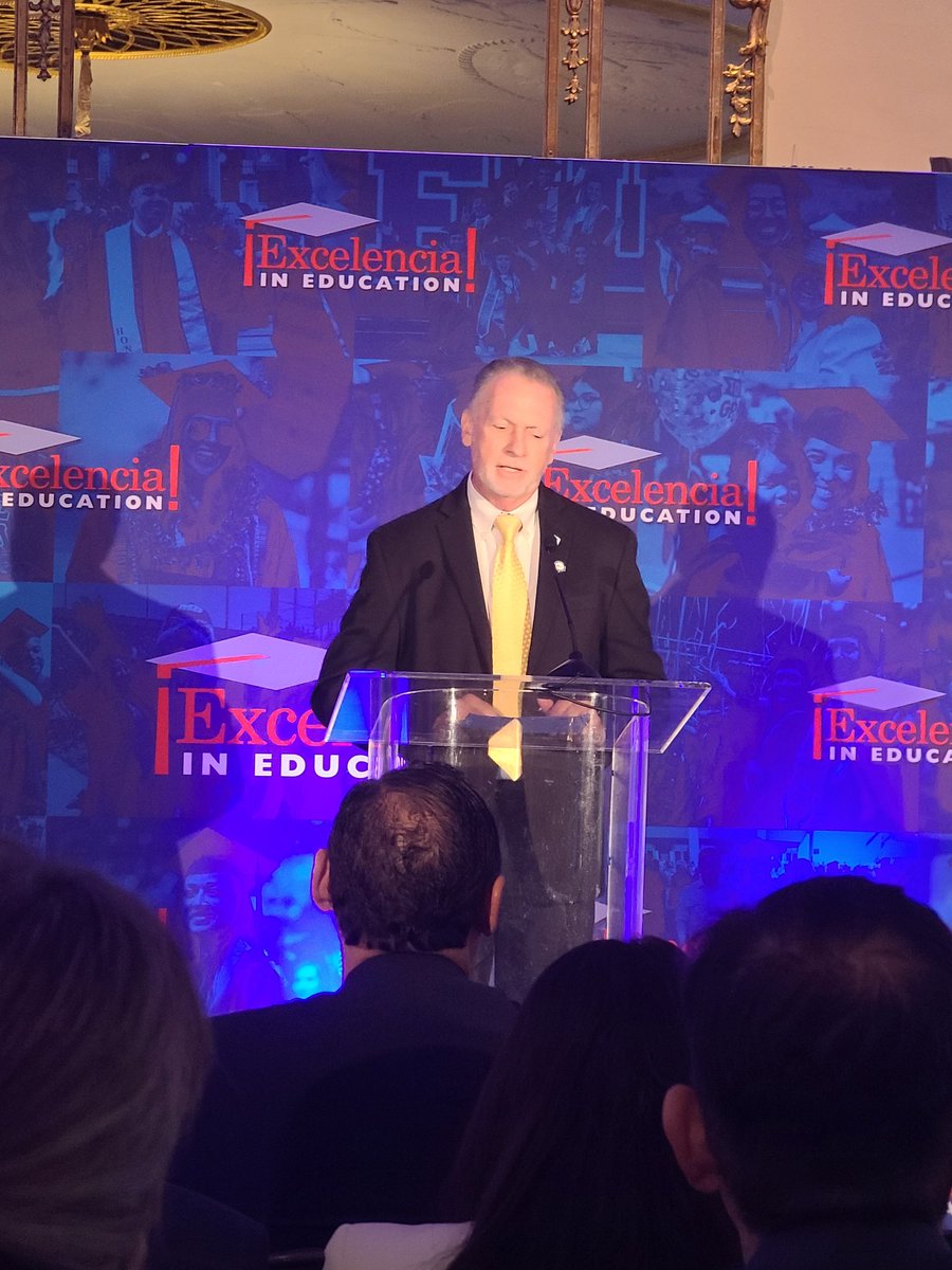 Clear pathways and stackable credentials is important at Austin Community College. Richard Rhodes accepts re-certification of the Seal of Excelencia. @ACTEquity