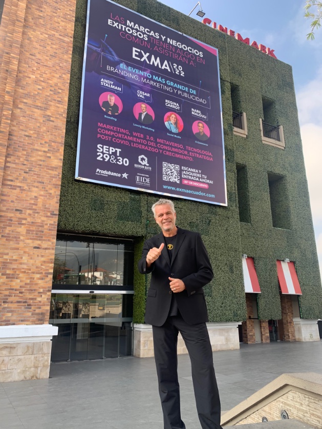AndyStalman's tweet photo. El evento de marketing y branding más esperado del año llegó a Ecuador
Hoy compartimos el Branding del futuro en #EXMAEcuador
Motivado con las expectativas que se han generado y feliz de compartir con tan buenos speakers y un público tan comprometido
https://t.co/OdrAQihsCJ https://t.co/FA0mesdNt5