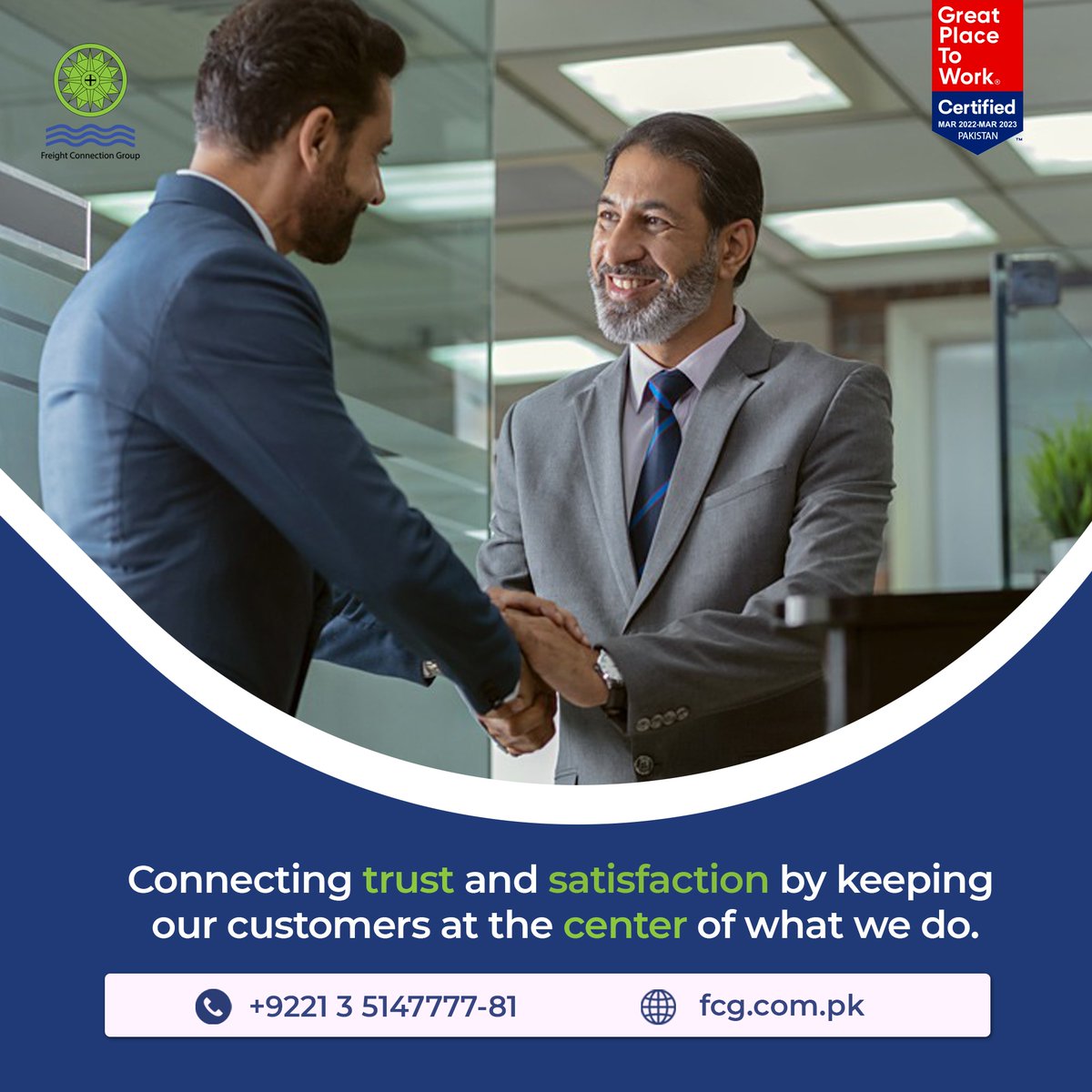 FCPPL_Logistics's tweet photo. To an outsider, we may just look like
another successful logistics company, but all the clients who have chosen to work with us, know that we are all about building relationships. Logistics is just the way we make it happen.
#freightconnectionpakistan #logistics #Pakistan https://t.co/gV5cwiFsjL