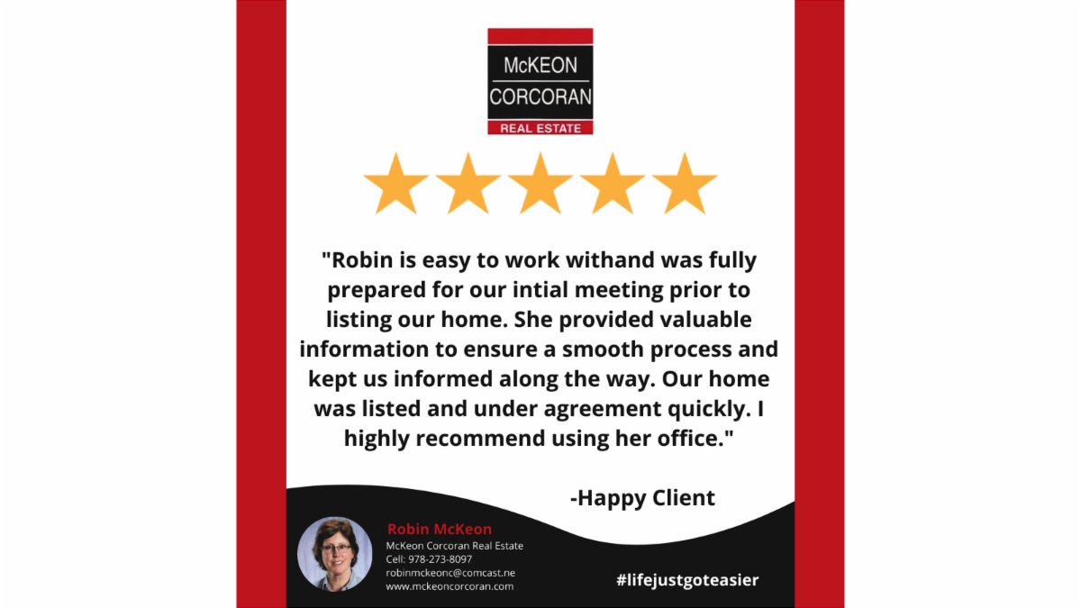 McKeonCorcoran's tweet image. Thank you for the review🙏

#fivestarfriday #easytoworkwith #fullyprepared #listingagent #valuableinformation #smoothprocess #underagreement #recommend #lifejustgoteasier #mckeoncorcoranrealestate