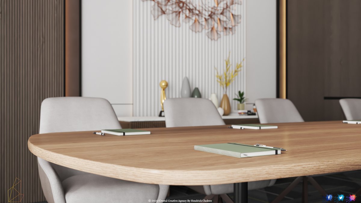 CrystalCreativ_'s tweet photo. Boardroom design is one of the key parts of a successful office when it comes to proving how organized and efficiently you and your company can work.

#interiordesign #interiorstyling #interiordecor #interiorinspiration #boardroom #conferenceroom #meetingroom #meetingspace https://t.co/h4YxqIewHv