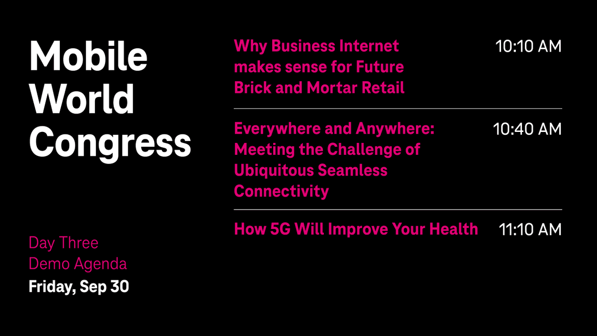 It’s the final day of #MWC22, and we still have so many insights to share with you at booth W1.500. Today is your last chance to check out our must-attend interactive demos. Don’t miss out.