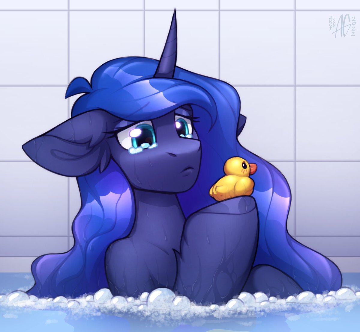 ArgiGen's tweet image. She just likes to be sad alone...

#MLP #PrincessLuna