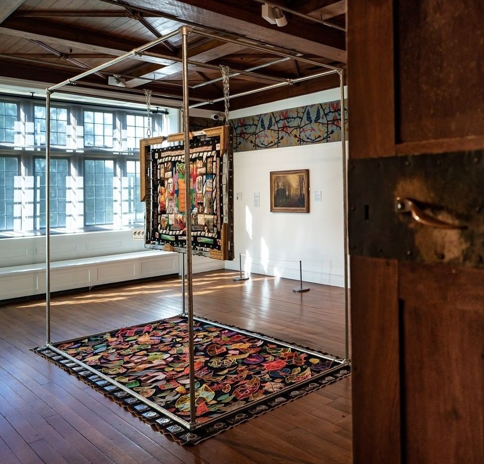 jamesfoxtextile's tweet photo. 9 days left to see  SOMETHING IN COMMON 
at Blackwell Arts and Craft House Windermere
@lakelandarts 
@LICAatLancaster 
#artsandcrafts
#whoownsengland
#politicsofland https://t.co/rDtvdyw9L4