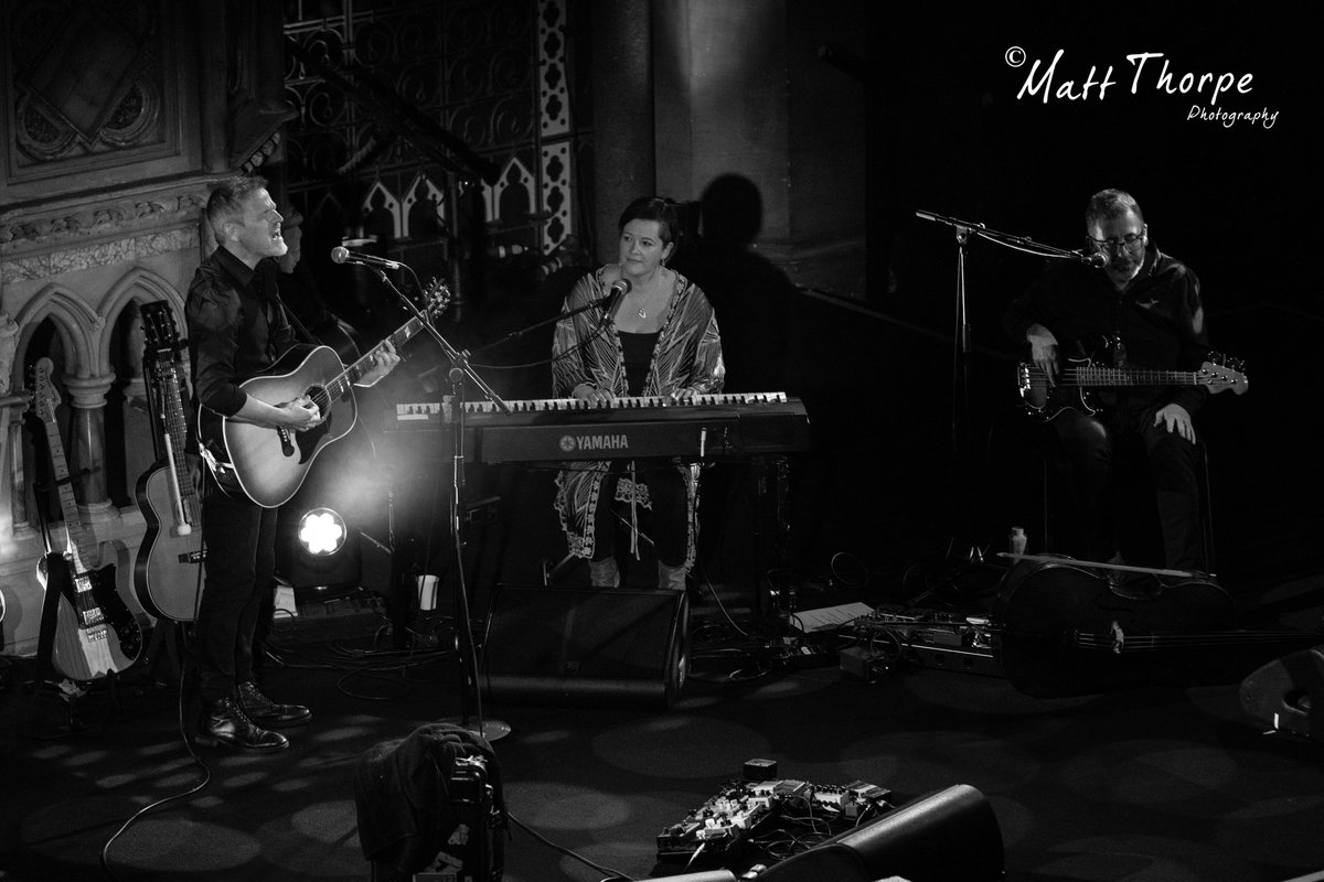 Lowri and Lee working overtime last night. Supporting and part of the main act. What a super talented bunch. <a href="/LowriEvansMusic/">Lowri Evans</a> @ShimiRecordsLee <a href="/tommcrae/">TOM MCRAE</a> <a href="/UnionChapelUK/">Union Chapel London</a>