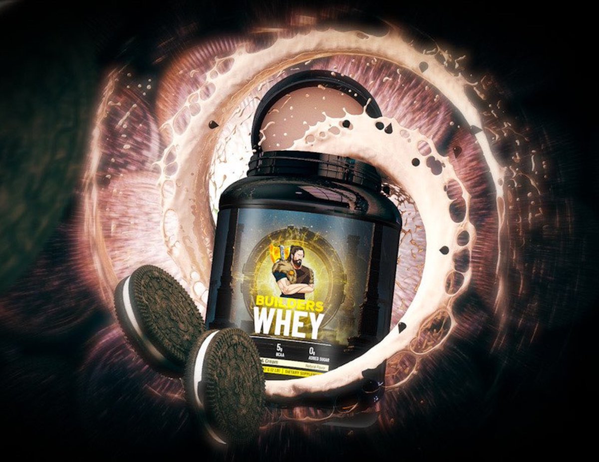 Shredded Apes (@shreddedapes) on Twitter photo Introducing BUILDERS WHEY: Cookies & Cream!
A <a href="/ShreddedApes/">Shredded Apes</a> x <a href="/BlocksmithLabs/">Blocksmith Labs</a> collaboration.
- 24g Protein per Serving
- Added Whey Isolate for Protein Synthesis
- Digestive Enzymes for Absorption
Available for pre-order in $FORGE on shreddedapes.shop Introducing BUILDERS WHEY: Cookies & Cream!
A <a href="/ShreddedApes/">Shredded Apes</a> x <a href="/BlocksmithLabs/">Blocksmith Labs</a> collaboration.
- 24g Protein per Serving
- Added Whey Isolate for Protein Synthesis
- Digestive Enzymes for Absorption
Available for pre-order in $FORGE on shreddedapes.shop