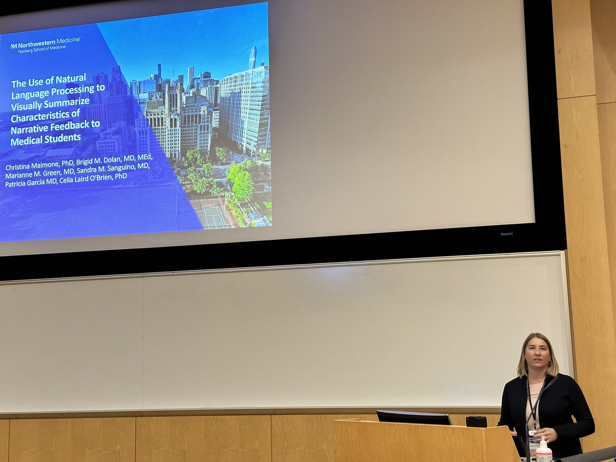 LuisBlancoJrMD's tweet photo. Amazing studies presented by @macwalterMD and Dr. Celia O’Brien for #NuMedEdDay! Great educators moving #MedEd to the next level for our students. #MedEdDay2022 @NU_FAME @NUFeinbergMed https://t.co/aGqiFZx8Yk