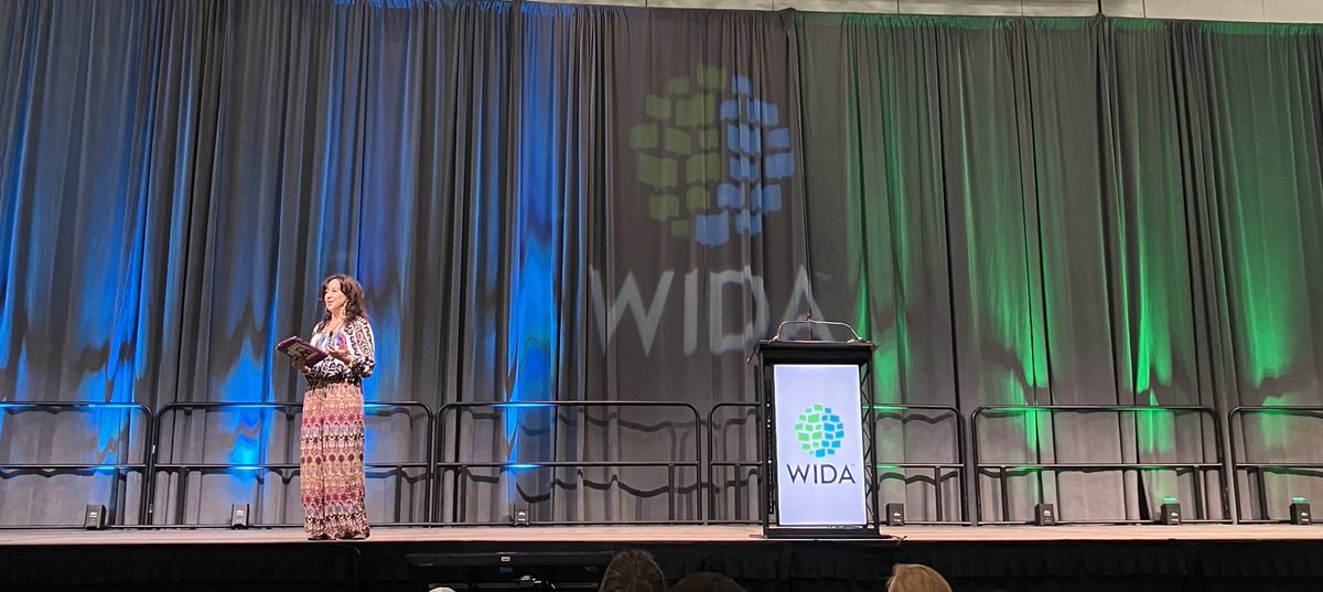 “There can be joy in our accents and joy in the way we speak. I decided to become multilingual on purpose.” -#WIDA2022 keynote <a href="/Maria_Hinojosa/">Maria Hinojosa 🥑</a>