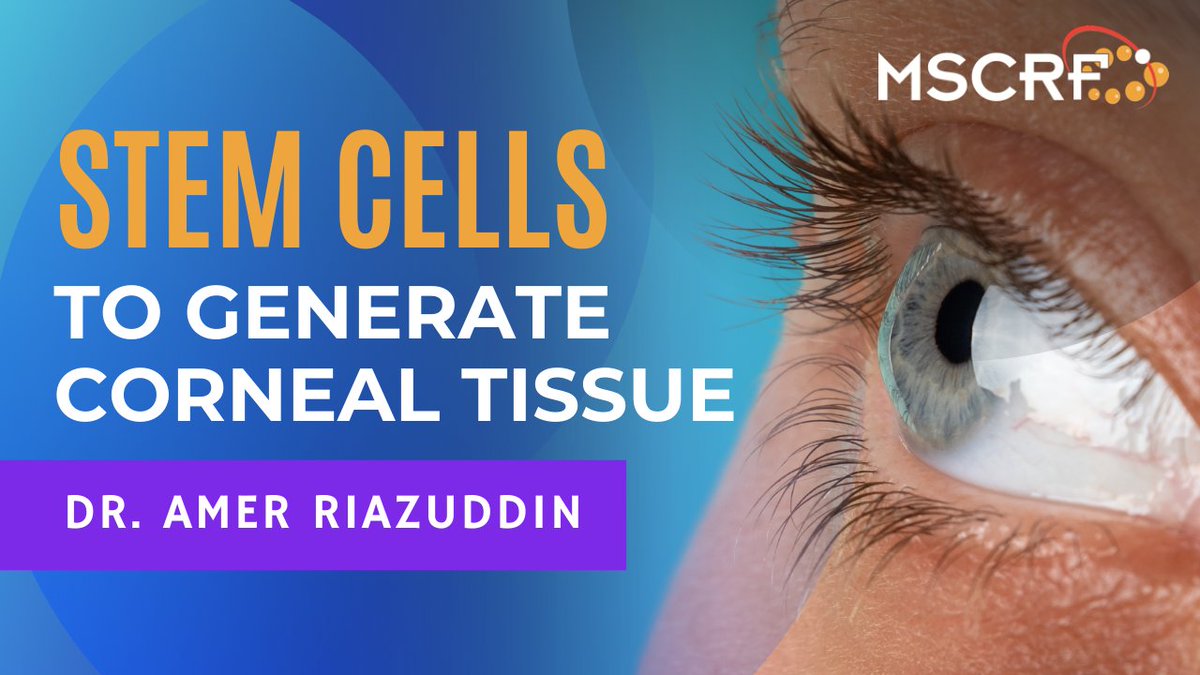 The eye is a complex organ &amp; if damaged the treatment may be a cornea transplant. With donor cornea limited, Dr. Amer Riazuddin, &amp; his lab at the Wilmer Eye Institute, <a href="/HopkinsMedicine/">Johns Hopkins Medicine</a> are using #stemcell technology to generate corneal tissue. Watch: youtube.com/watch?v=kQPcVe…