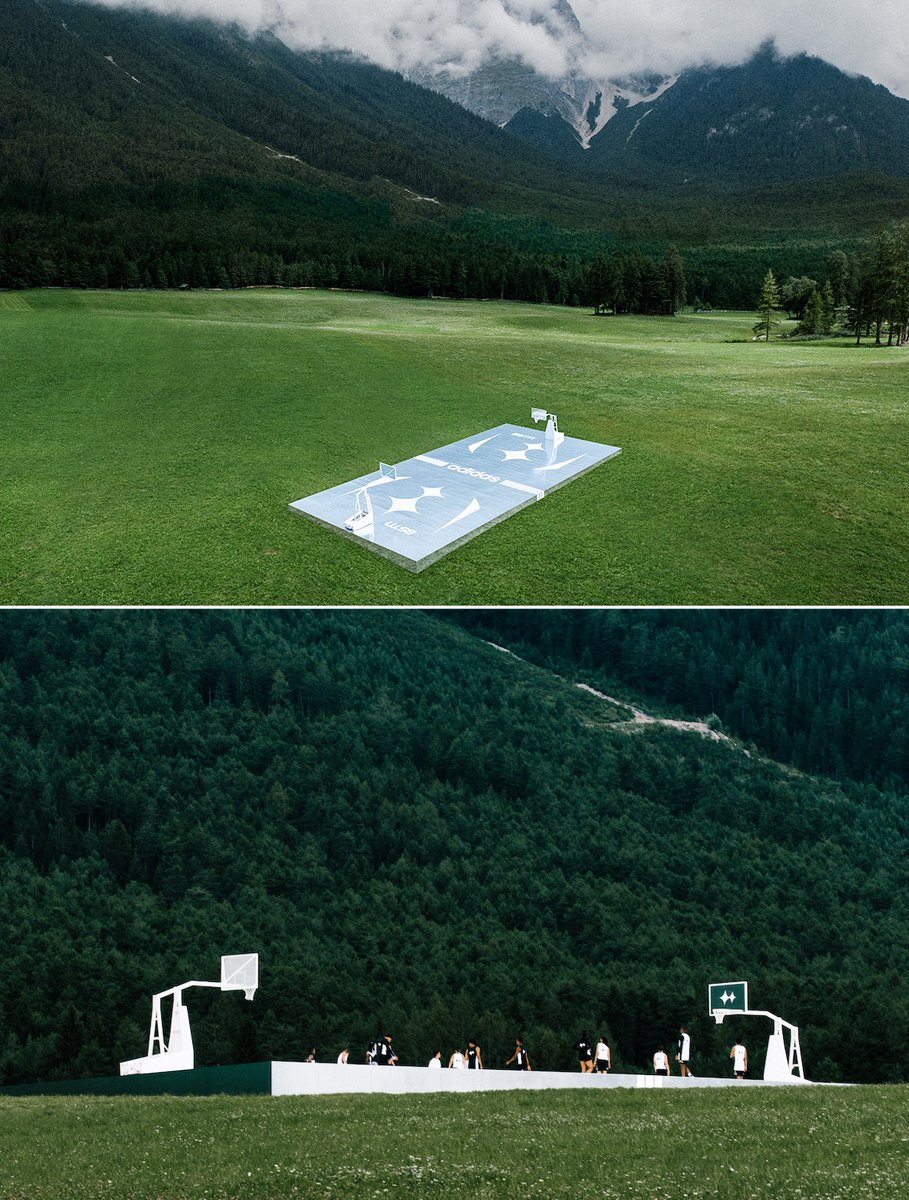 BleacherReport's tweet photo. Adidas and BTSN collaborated to create a basketball court in the German Alps named “The Alpine Court” ⛰

Would you hoop here?

(via @FOS) https://t.co/K09Yw0vSGn