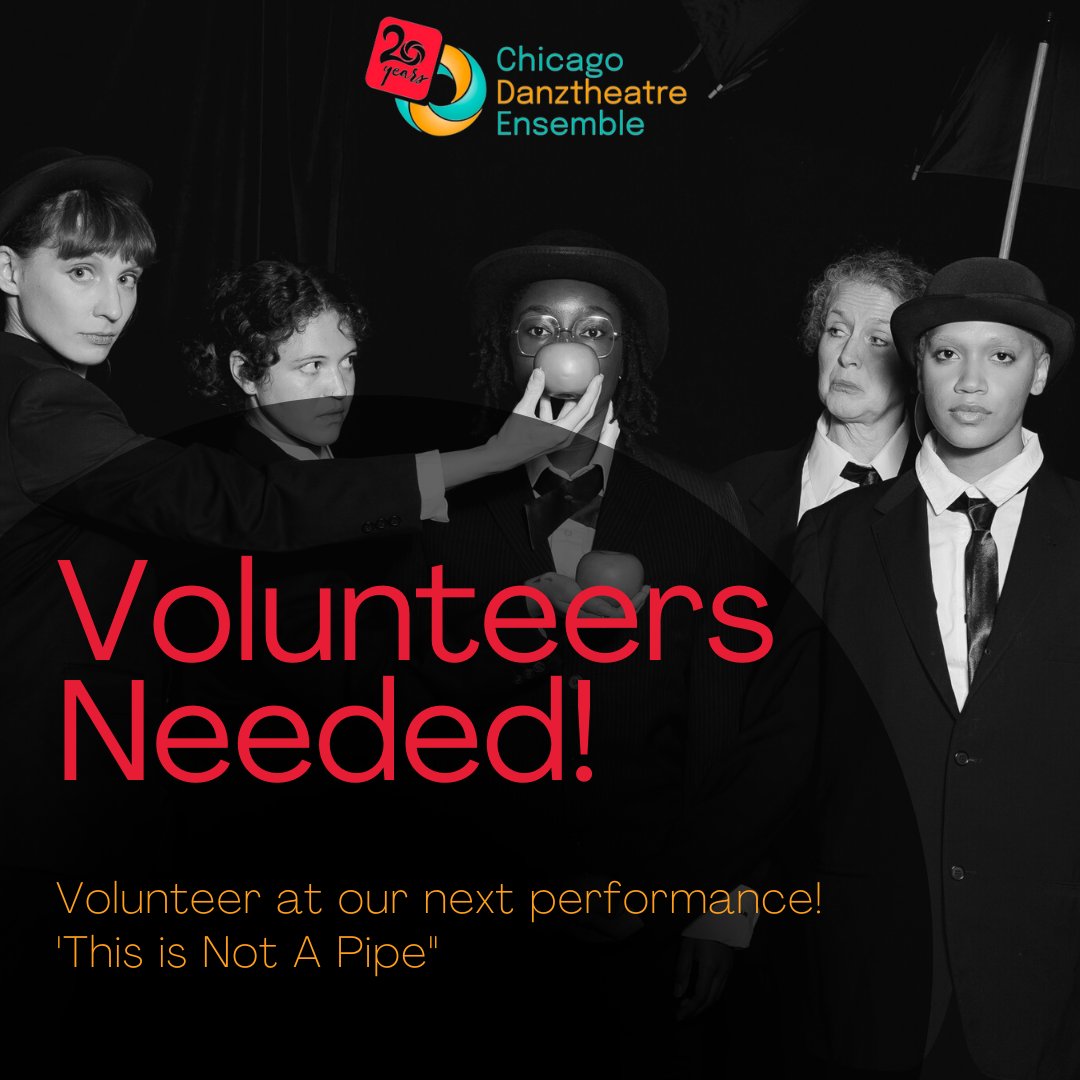 Interested in volunteering at our next performance in November? For more information about the show visit: danztheatre.org/upcoming-shows…
If you are interested in volunteering or have any questions, please contact Carly Davis, Managing Director, at carly@danztheatre.org.