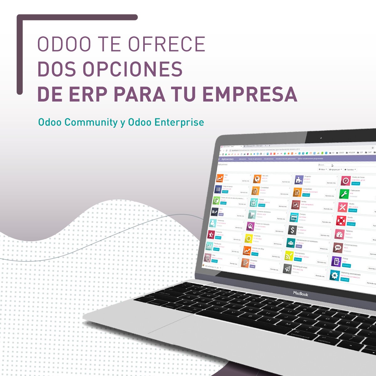 GuadalTech's tweet photo. Si estás buscando un #ERP para tu empresa, #Odoo te ofrece dos opciones 🟣

Recuerda que tu decisión dependerá de las necesidades de tu negocio 💻

¡Conoce qué ofrece cada una! 👇 https://t.co/dZaTapQb3j