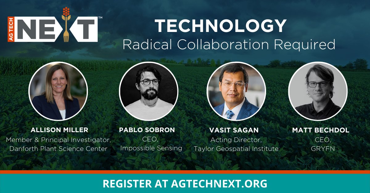 AgTechNEXT's tweet photo. Learn more from #business, #tech and #scientific leaders on the topic of Technology: Radical Collaboration Required at the #AgTechNEXT conference in October! π https://t.co/VZi24haxo8 https://t.co/aYVXiilLlc