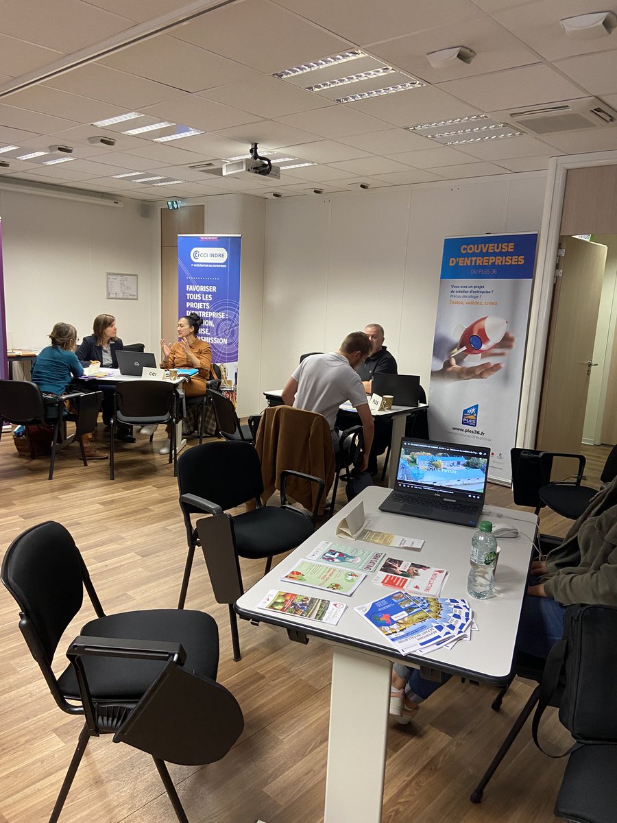 #Restart # 25 futurs entrepreneurs ont rencontré nos partenaires de la création d’entreprise ce matin 👍🏼 De beaux projets en perspective 👏#poleemploi_rcvl #chateauroux  <a href="/BGE_Indre/">BGE Indre</a> <a href="/cci_indre/">CCI Indre</a> <a href="/CMA36/">CMA</a> <a href="/Adieorg/">Association Adie</a> <a href="/couveuse/">Lydia Van Asbroeck</a> d’entreprise de l’indre @lachambredagriculture