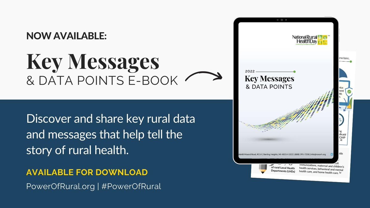 NOSORH's tweet photo. Did you know?
19.7% of the population and 86% of the land area of the country are considered #rural. That's nearly 61 million people!
Learn more in the 2022 Key Messages & Data Points e-book: https://t.co/u5PYO3nUGR
#PowerOfRural https://t.co/ZeolaRJZkm