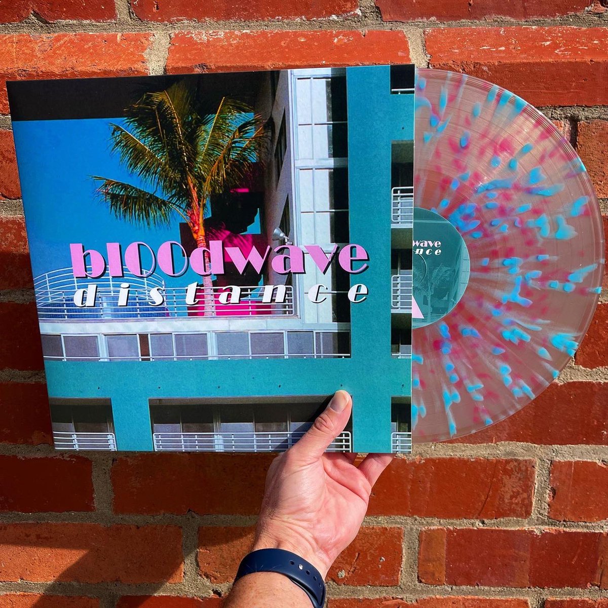 MyPetFlamingoUK's tweet photo. OUT NOW:
The vinyl re-press of ‘Distance’ by @bl00dwave 

Limited edition 100 copies available 
- Clear record w/ blue &amp; pink splatter effect
- In stock and shipping immediately!  

https://t.co/4Hl1EQ6ny8

#bl00dwave #vinyl #vaporwave https://t.co/RQeRphXYJQ