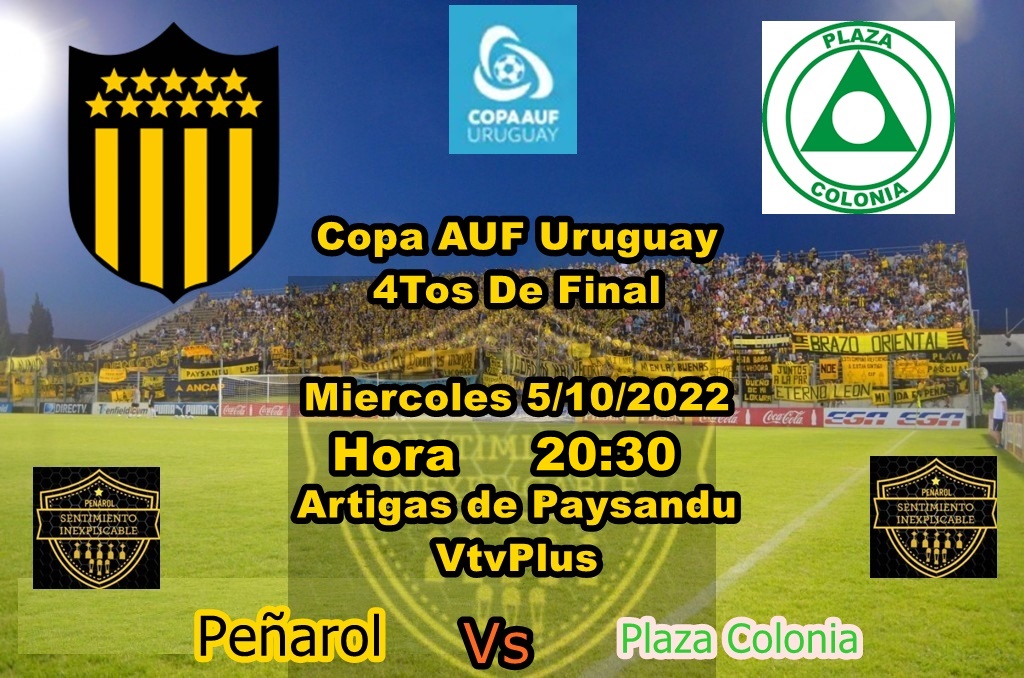 tatodepdr's tweet photo. #COMFIRMADO 
#CopaAufUruguay 
#4TosDeFinal 
El partido entre #PlazaColonia vs. #Peñarol por la Copa AUF Uruguay se jugará el próximo miércoles a las 20.30 horas en el Estadio Artigas de Paysandú. https://t.co/2ip7Tc5aHS