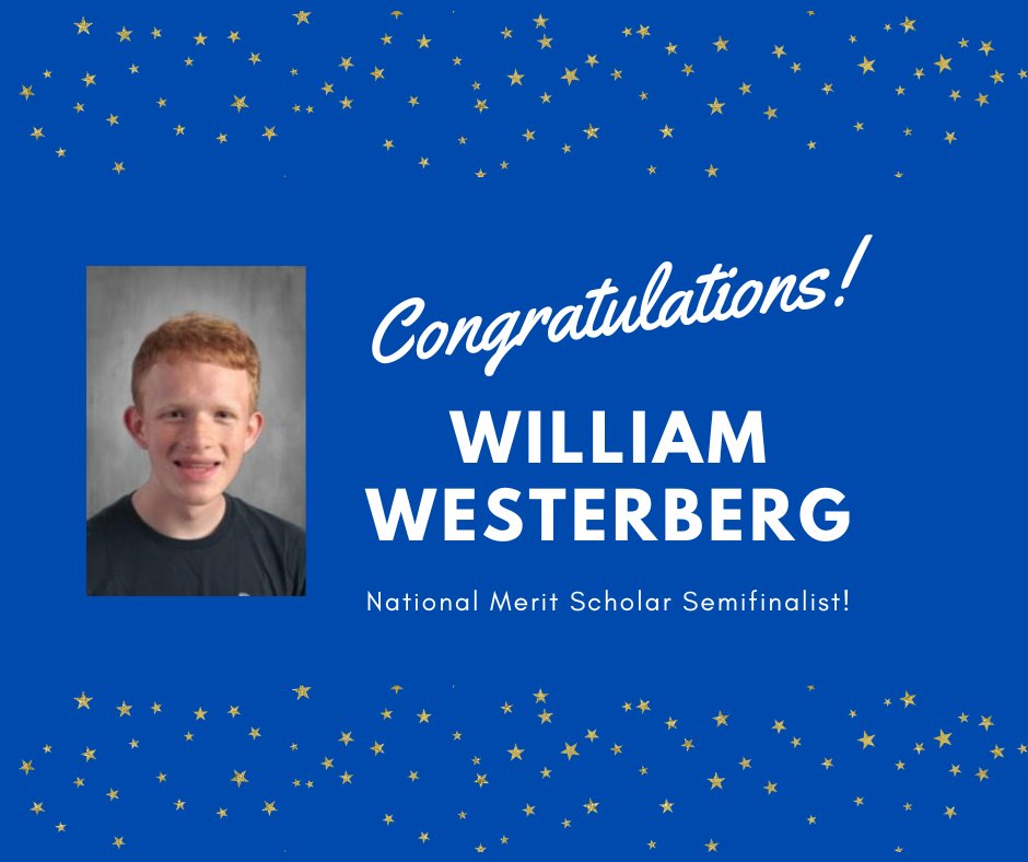 ProvoHighSchool's tweet photo. Congratulations #ProvoHighSchool Student William Westerberg. This year's National Merit Scholar Semifinalist! #TheProvoWay #letsgoprovo https://t.co/HCB09S6Rwk