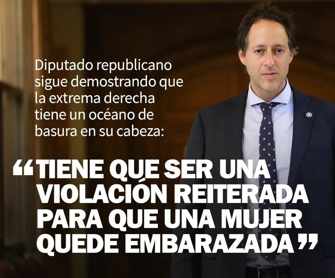 Repugnante es poco:  El diputado Urruticoechea y su partido no resguardan la vida, más bien,nos desprecian a las mujeres. Quieren naturalizar la violencia machista y patriarcal q por años hemos buscado acabar. Para molestia de ellos, sepan, seguiremos peleando por aquello.