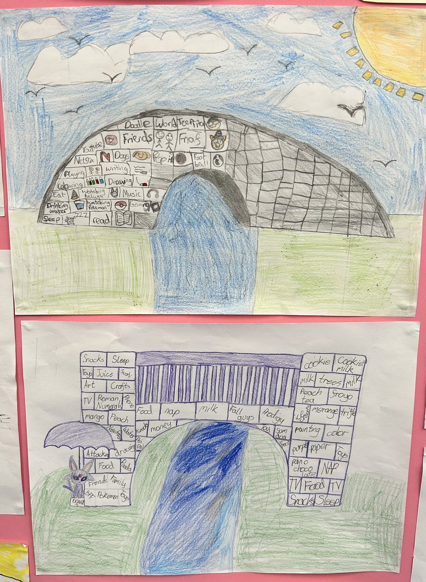 missmacgregor_'s tweet photo. This week we have looking at the blue cog from @EmotionWorksCIC and have been identifying the different strategies we can use to regulate our emotions. We created beautiful drawings to demonstrate “a bridge to help us get over troubled waters”. https://t.co/5tFcqFUbkK
