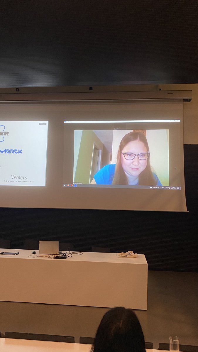 czech_ms's tweet photo. 👏🏼Congratulations! 👏🏼
Růžena Filandrová from @peterslab1 was awarded “The Zdenek Herman Prize” for the best doctoral thesis in mass spectrometry field:
“Structural Characterization of Interaction between Transcription Factors”
#cmsc22 #massspec https://t.co/VXvRCHqsQs