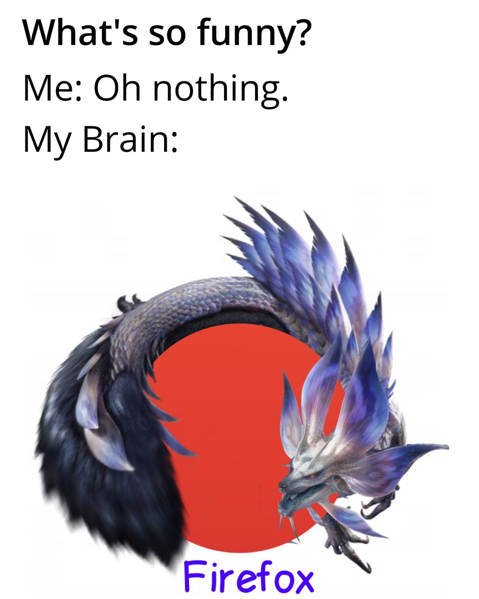 My brain is full of.........Questionable thoughts 😅🤣.
#MonsterHunter
#MonsterHunterRiseSunbreak