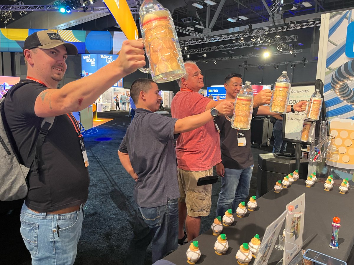 baramundiWORLD's tweet photo. It's the final day of #SpiceWorld2022 where #sysadmins get to have fun &amp; learn how #baramundi #UEM automation saves valuable time while improving endpoint security &amp; performance. https://t.co/PVpwPQoNOF