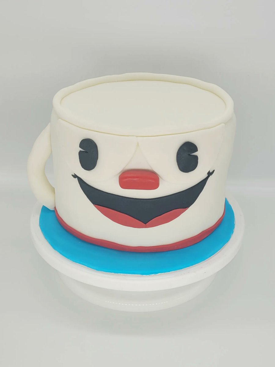 LoveenBakery's tweet photo. Cuphead birthday cake to celebrate Daniel turning 5!
Four layer chocolate biscuit cake 
#cuphead #cupheadcake #cupheadbirthdaycake #cupheadbdaycake #5thbirthdaycake #5thbirthday #5thbdaycake #chocolatebiscuitcake #chocbiscuitcake #homebaking #dublincakes #shopsmall #supportlocal https://t.co/FfbCLrP2C8