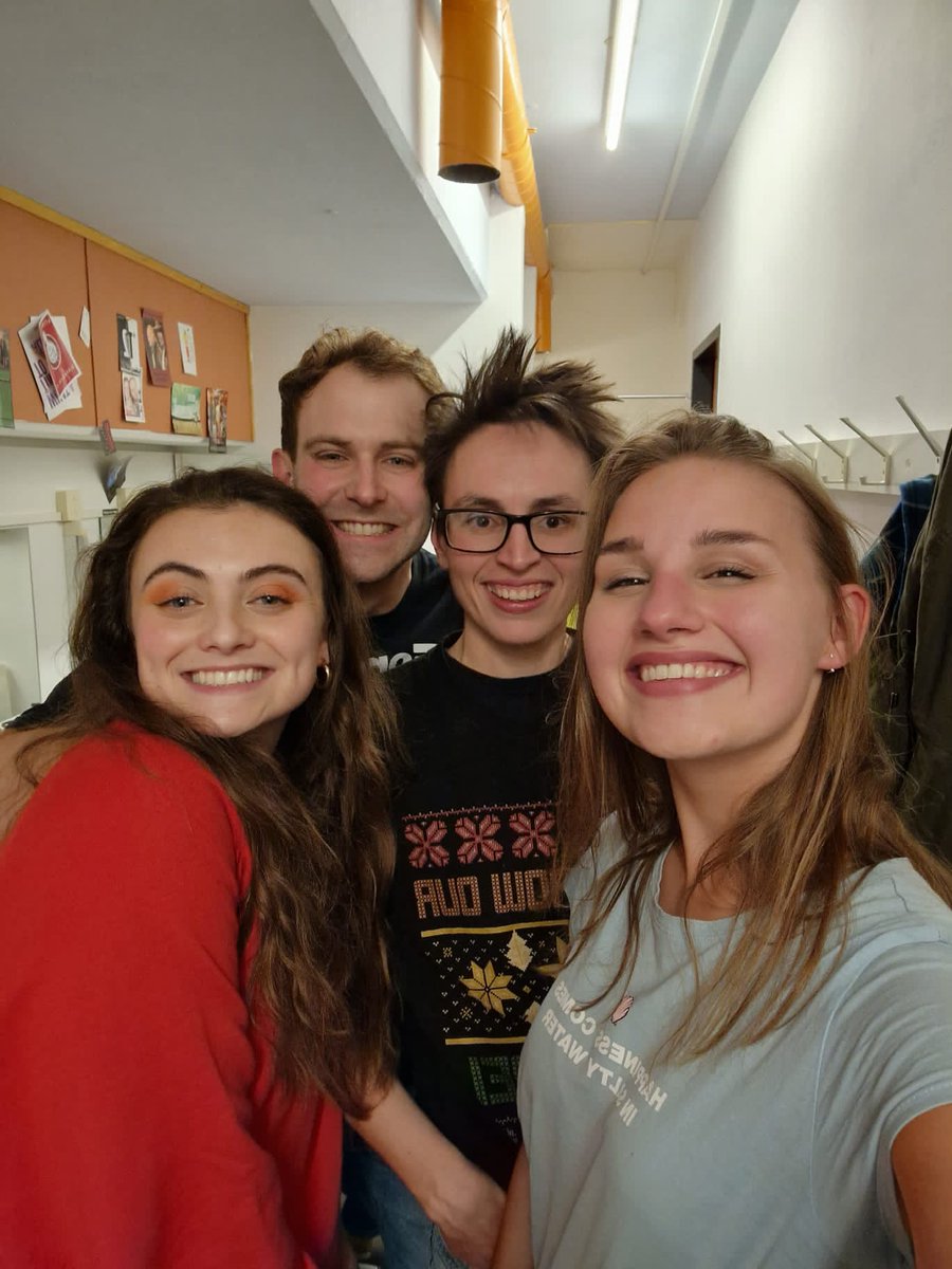 9 months later... Here we are! Opening night of 'Rotterdam' in Eindhoven.  So proud of this show and everything the cast and team have put into it. If you're in Eindhoven... Tot ziens! 🇳🇱🎭😄 #queertheatre #Rotterdam #TransRightsAreHumanRights