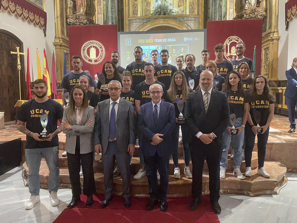 🏅 Medallistas de los campeonatos universitarios de España

#GalaDeporteUCAM