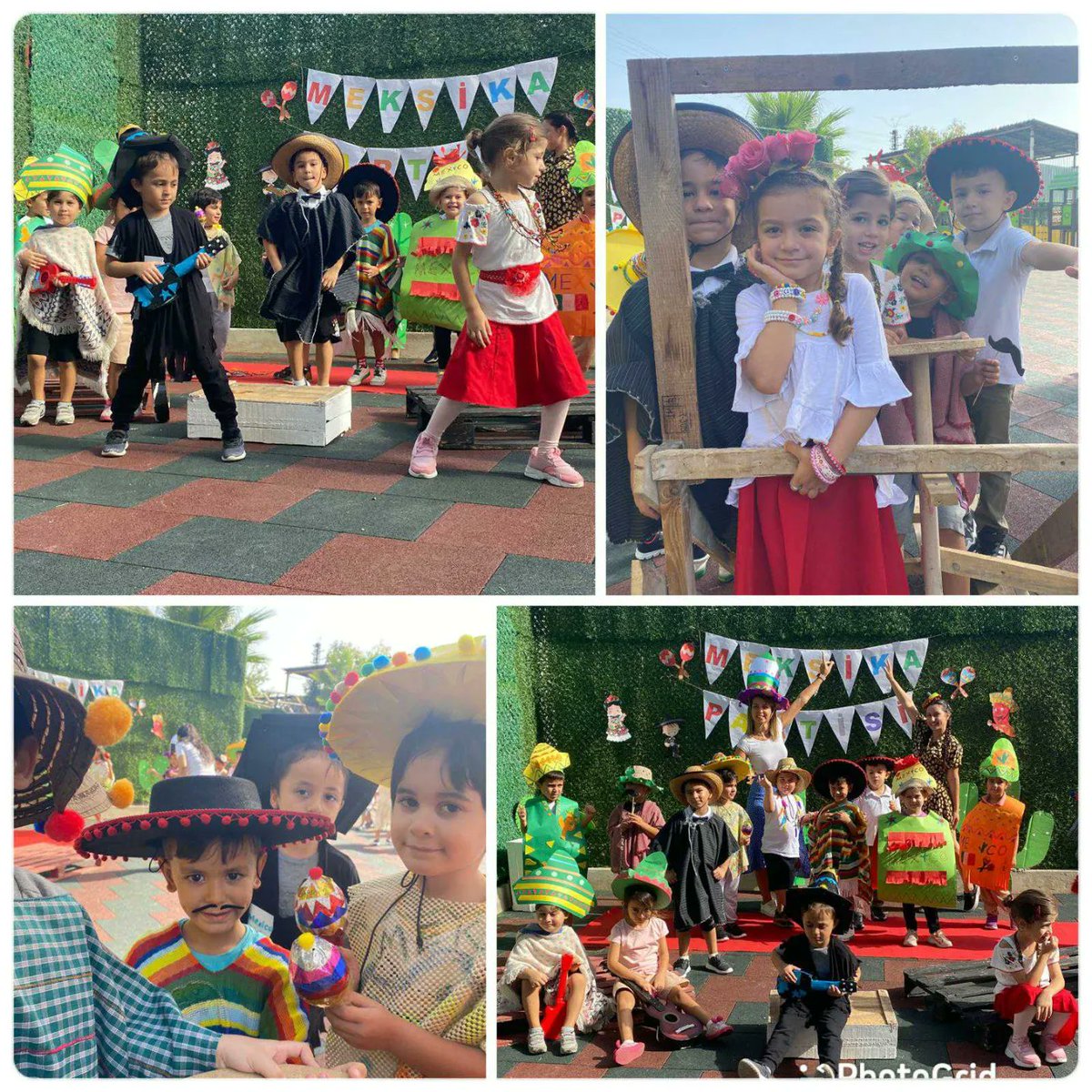 UOCalli's tweet photo. Okul Öncesi KG-1 öğrencilerimiz gerçekleştirdikleri Meksika Partisi ile haftayı eğlenceli bir  şekilde tamamladılar 🎉🇲🇽🌮🫔🌯 https://t.co/ezMgfaDgDv
