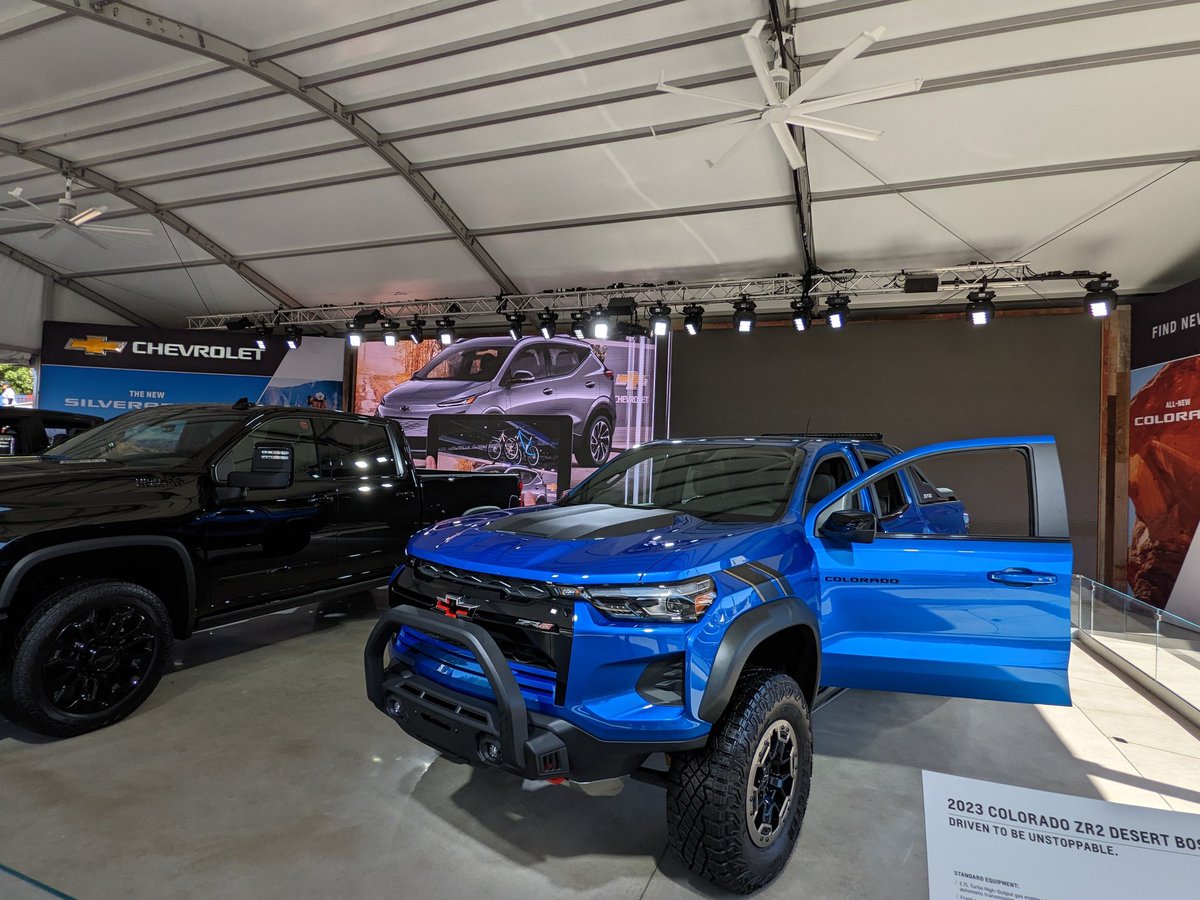 BonacciReport's tweet image. The new top of the line @chevy #Colorado is looking great at the @StateFairOfTX