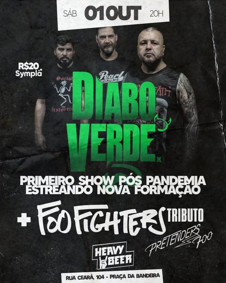 PaulinhoCoruja_'s tweet photo. Amanhã voltamos aos palcos aqui no Rio de Janeiro após a pandemia e tudo o que me aconteceu. Teremos a companhia do Pretenders Foo, banda cover do Foo Fighters. E eu gostaria muito de encontrar com você amanhã. Vamos nessa? https://t.co/6y9LVfSiCb