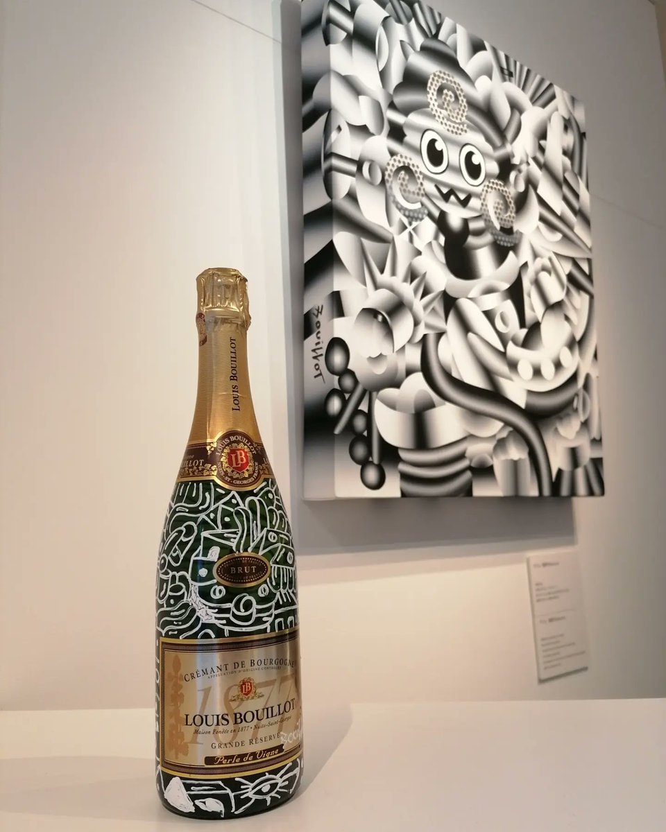 LouisBouillotOf's tweet photo. 🇫🇷 Un + un : Bouillot x Bouillot 🎨

Geoffrey Bouillot est un artiste peintre bourguignon établi au Japon. Nos Crémants de Bourgogne accompagnent le vernissage de ses expositions. 
Cette fois c’est à Tokyo, avec Perle de Vigne, à la galerie d’art Yod Tokyo jusqu’au 2 octobre ! https://t.co/25zcvFpoyy