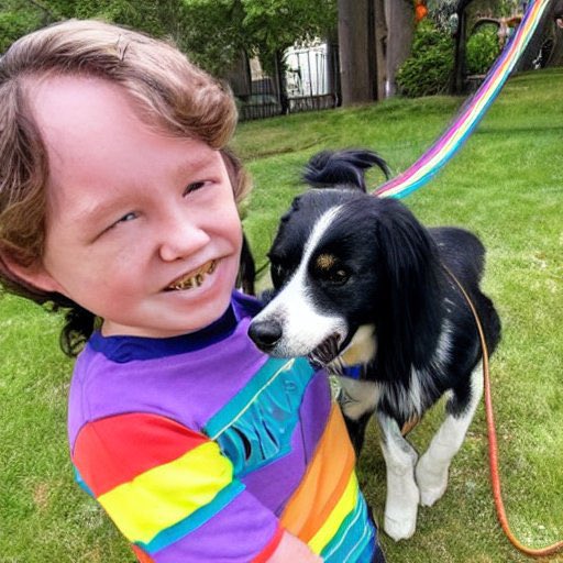 > mike rainbow and his sidekick milly the dog